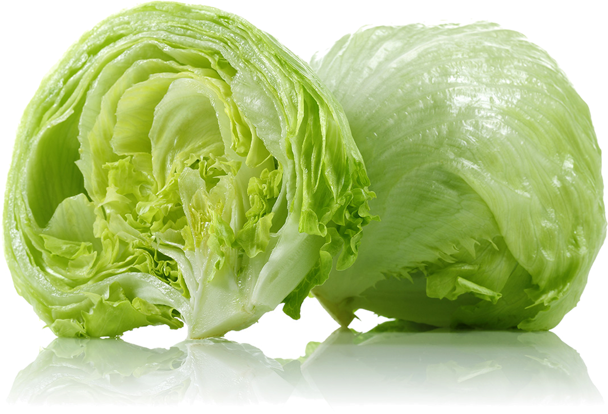 washing iceberg lettuce
